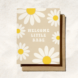 Welcome Little Babe Card | New Baby Card | Fall Floral