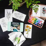 Wildflower Meadow watercolor painting kit