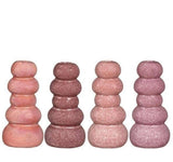 Vase Pebble h.15 Ø7 cm pink 4 assorted colors