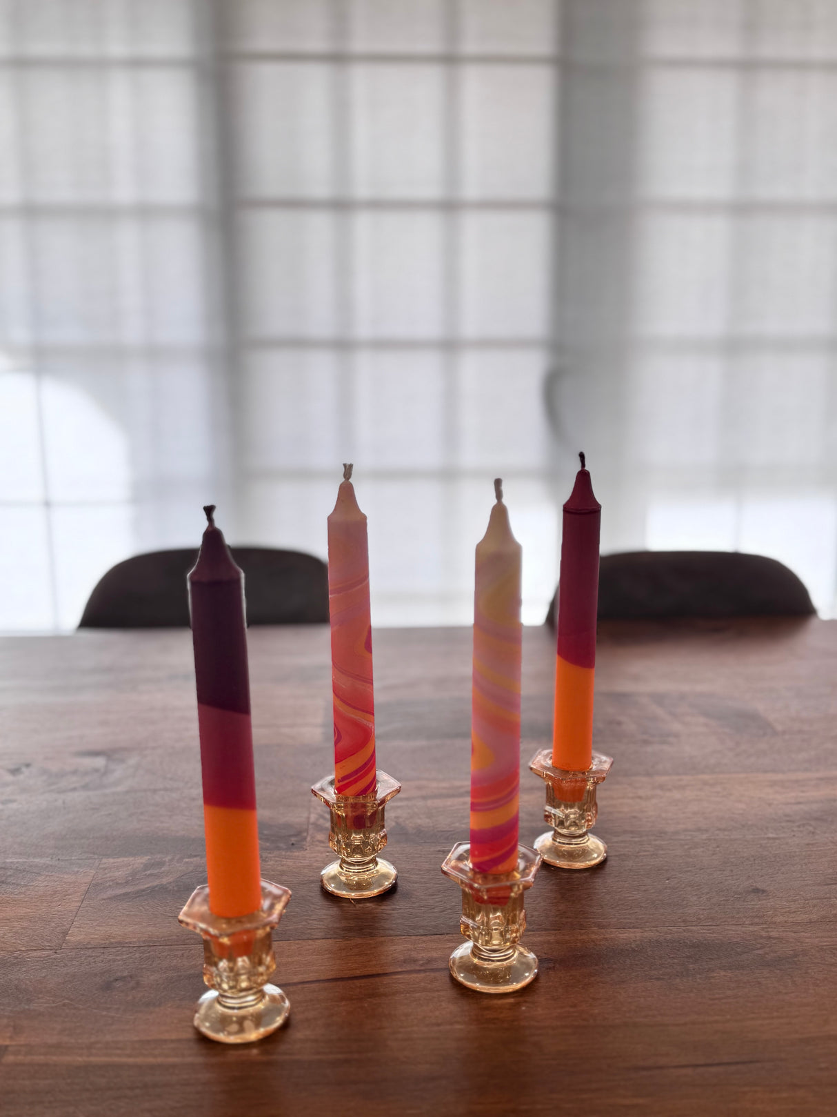 Sunset Taper-candles