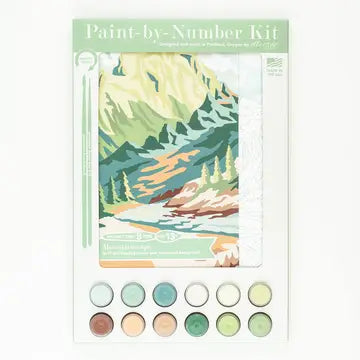 Paint by Number Kit: Mountainscape