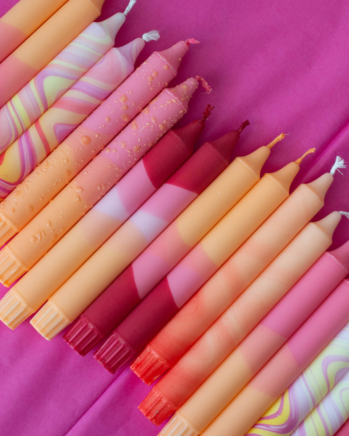Taper candles - Sunset Mix